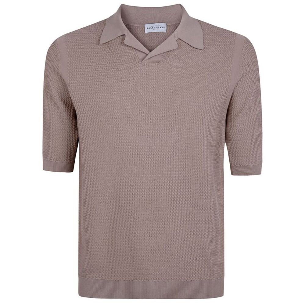 Ballantyne Men "Riso" Stitch Polo Shirt
